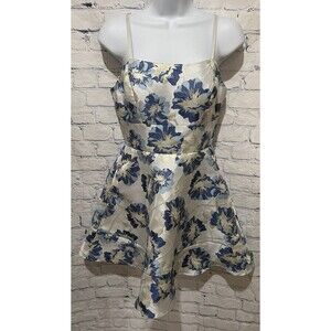 NWT Size 3 Speechless Spaghetti Strap V Neck Party Dress Blue Homecoming Prom